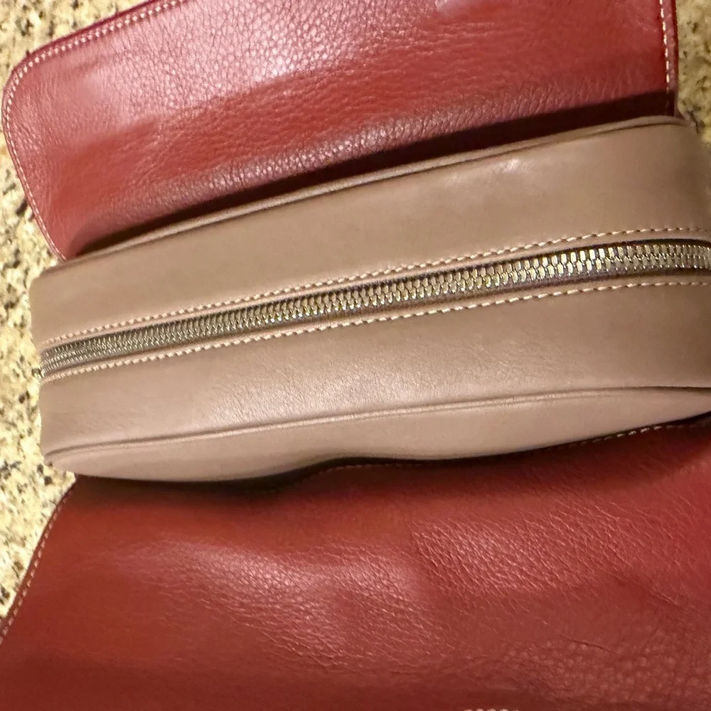 Loro Piana Red Leather Women's Bag - Picture 5 of 8